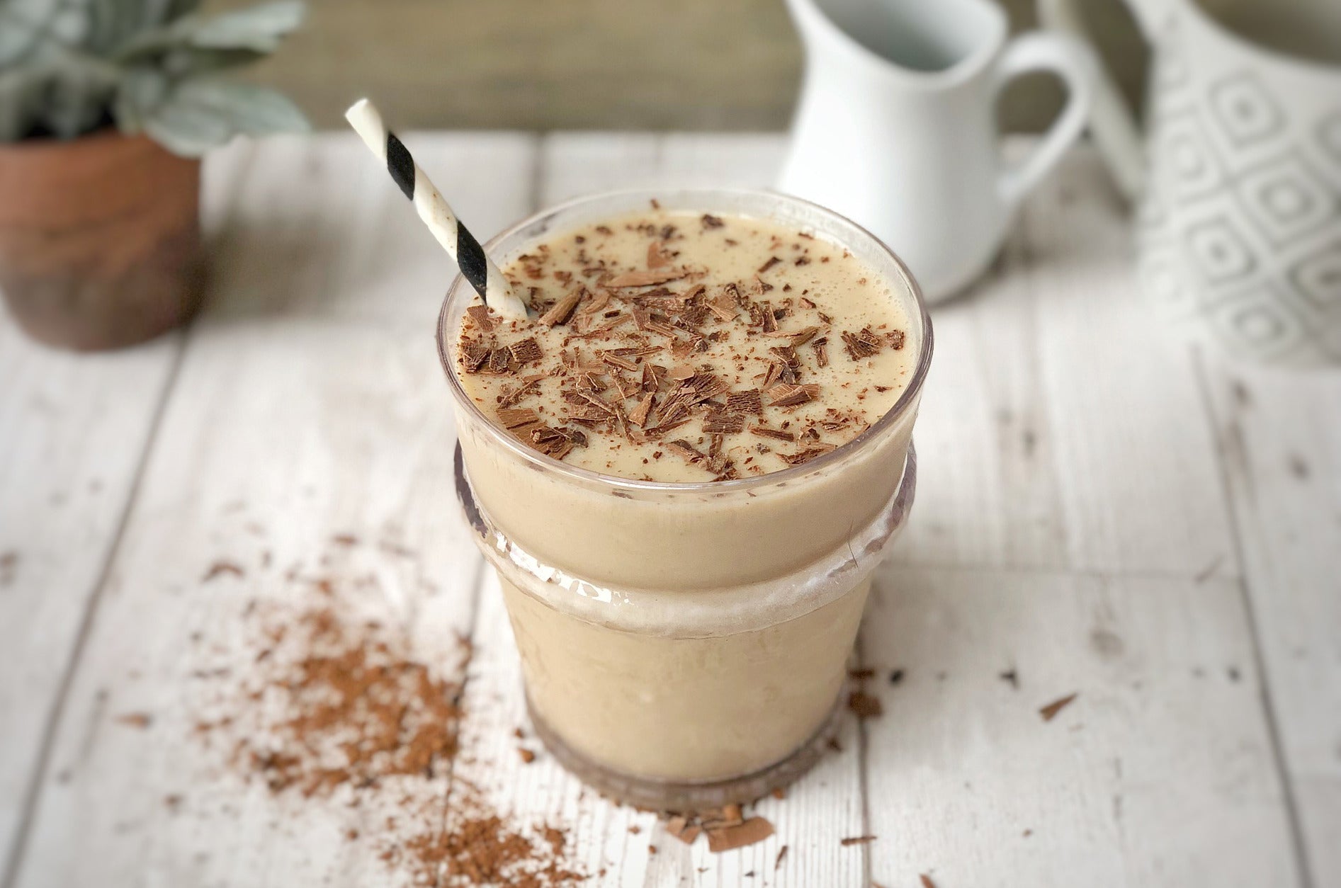 Vanilla, cinnamon smoothie