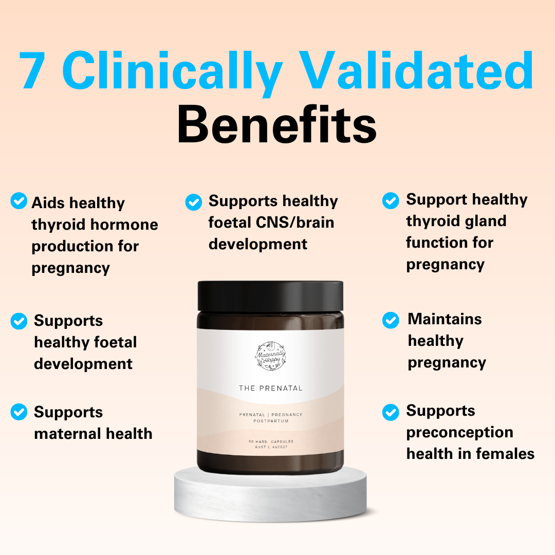 The Prenatal supplement – 7 clinically validated benefits including thyroid, brain, and fetal development support