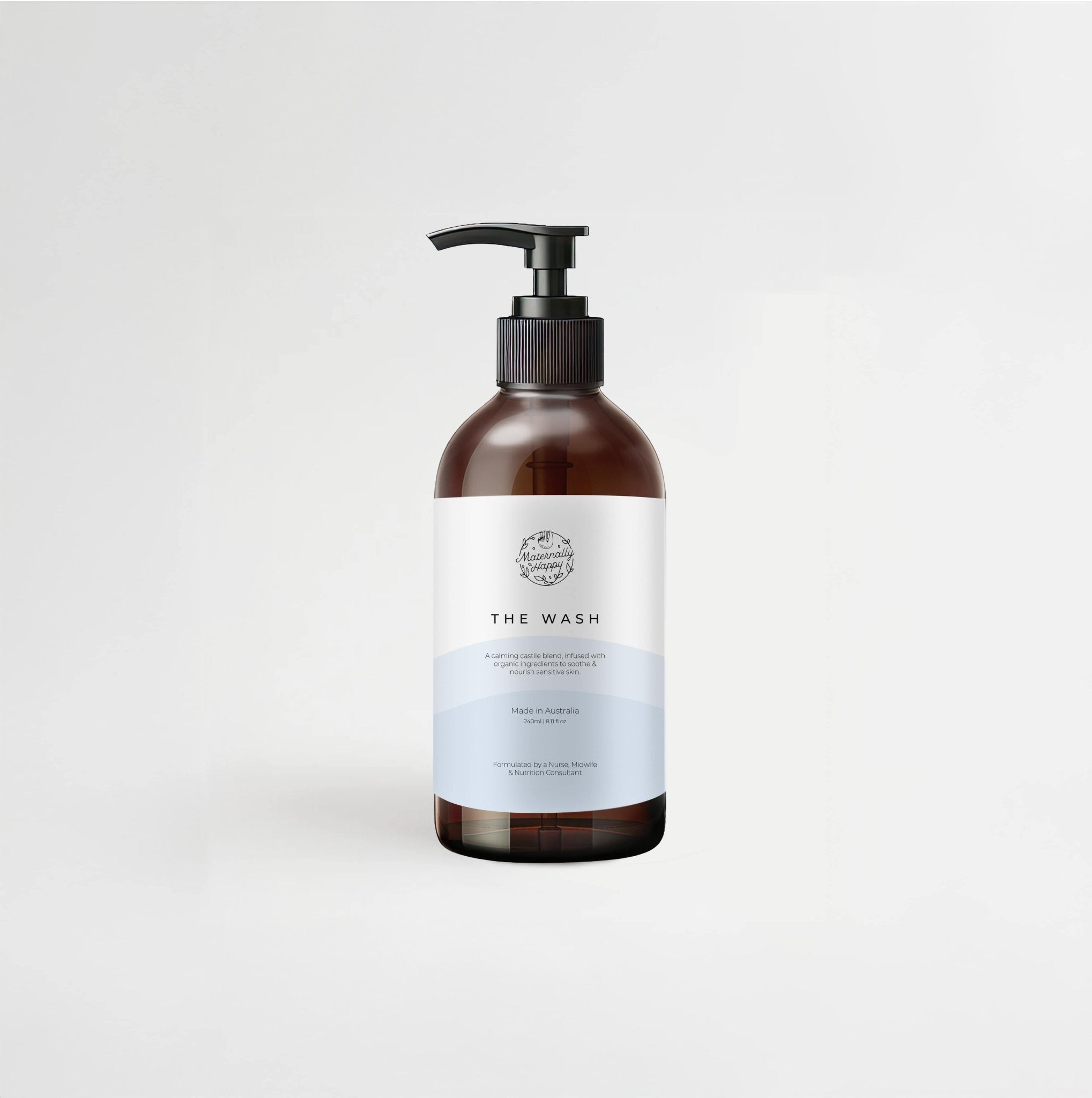 The Wash – gentle organic baby and pregnancy body wash – Australian-made vegan allergen-free formula