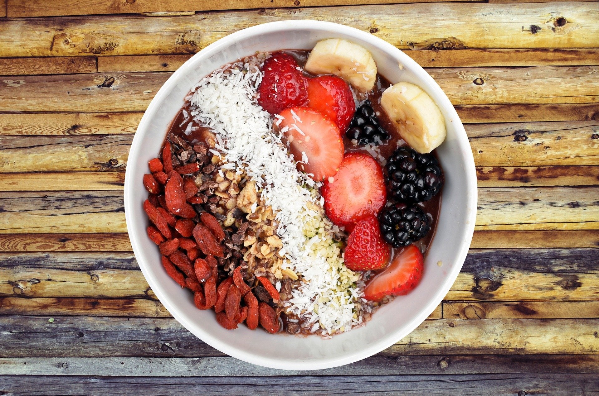 Raspberry breakfast bowl