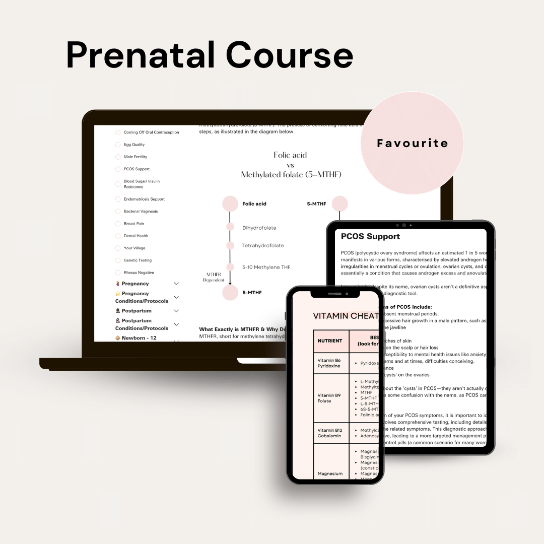 Prenatal Course