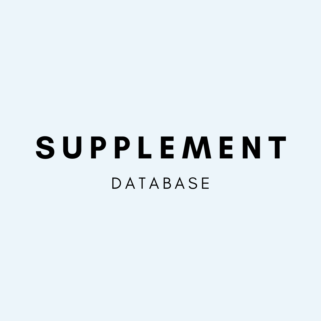 Supplement Database